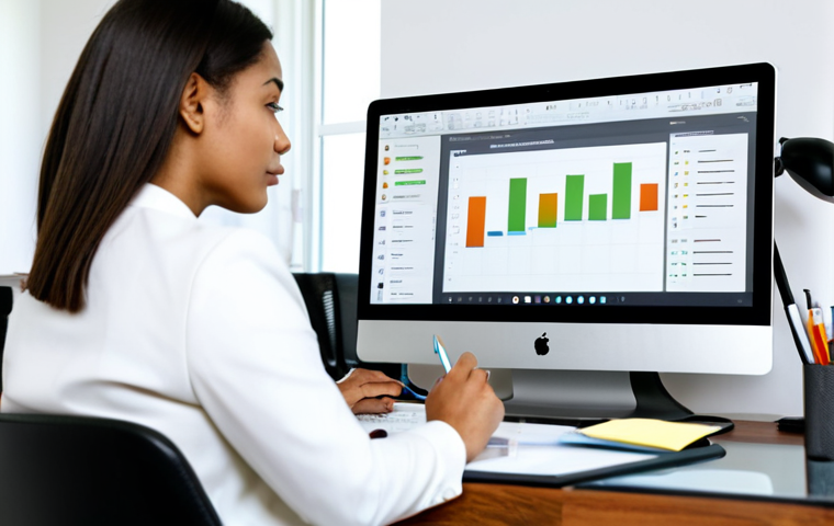 A professional solopreneur, a woman in a modest business suit, sitting comfortably at a modern, organized desk in a brightly lit, contemporary home office. Her laptop screen displays a clean project management dashboard and a video message interface, signifying efficient asynchronous collaboration. She holds a stylus, her expression focused and serene, reflecting clarity and control over her work. The background is blurred to maintain focus on the subject and her efficient workspace. Perfect anatomy, correct proportions, natural pose, well-formed hands, proper finger count, natural body proportions. Fully clothed, appropriate attire, safe for work, appropriate content, professional, family-friendly.
